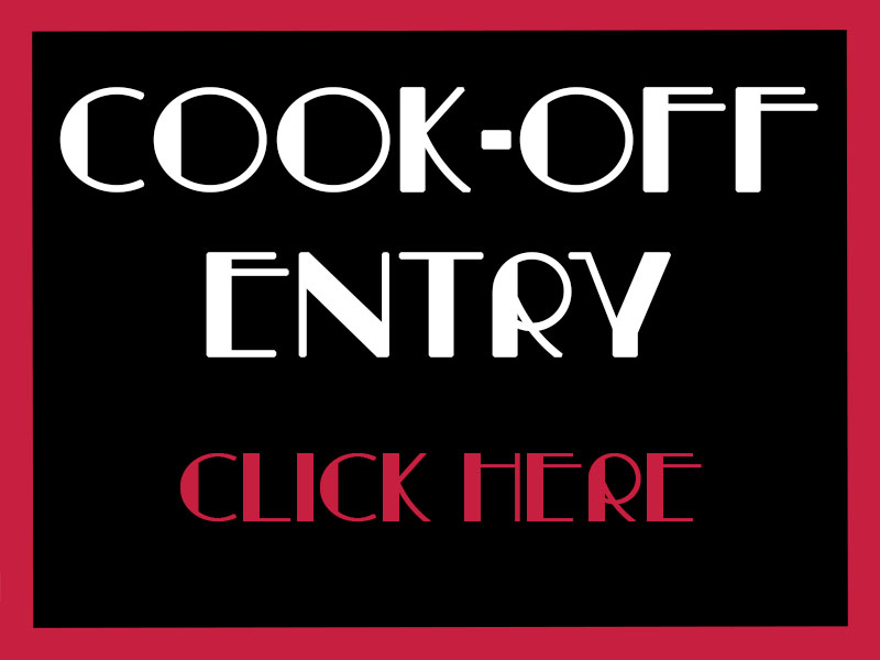 Cook off entry button